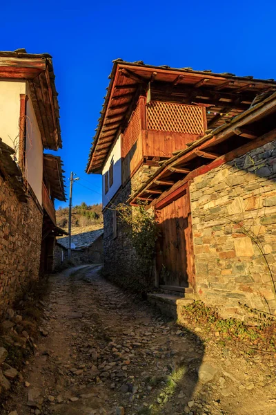 Vue Sur Rue Vieux Village Bulgare Kovachevitsa — Photo