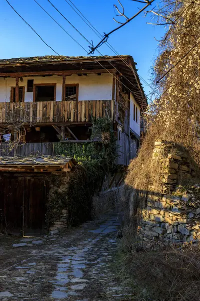 Vue Sur Rue Vieux Village Bulgare Kovachevitsa — Photo