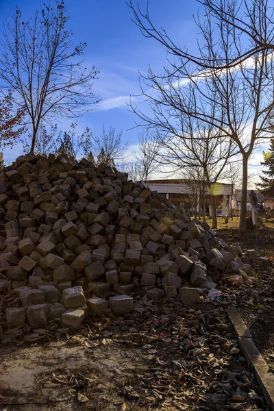 Kunino Village Bulgaria 2020 Ansichten Der Steinmetz Berufsfachschule Ehemalige Steinmetzarbeiten — Stockfoto