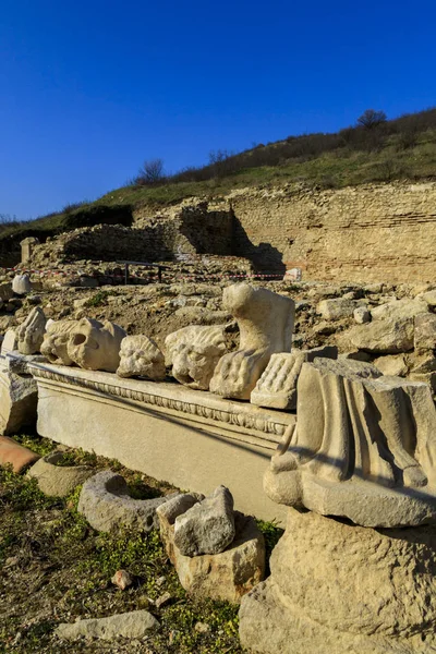 Ruinen Der Heraklea Sintiis Auch Heraklea Strymonus Oder Herakleia Strymonos — Stockfoto