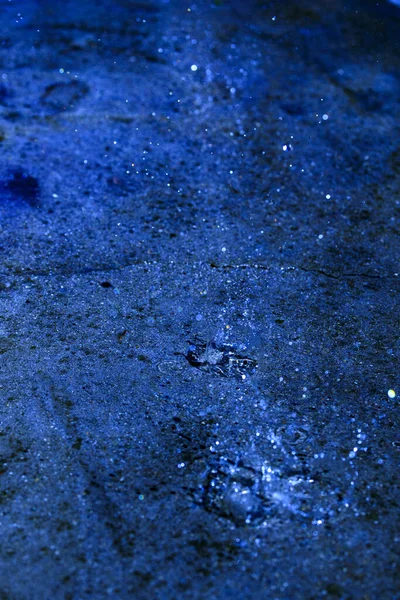 Aguas Charcos Gotas Luz Círculos Azul — Foto de Stock