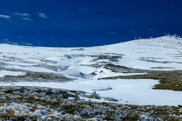 Ruta Seguimiento Cherni Vrah Cumbre Negra Montaña Vitosha Bulgaria —  Fotos de Stock