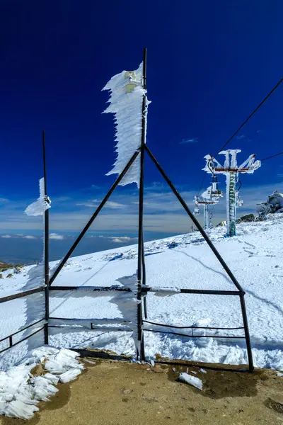 Wandelroute Naar Cherni Vrah Zwarte Top Vitosha Berg Bulgarije — Stockfoto