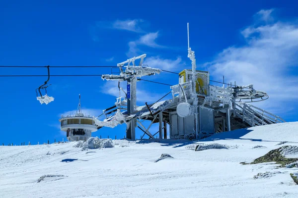 Trasovací Trasa Černému Vrahovi Hora Vitosha Bulharsko — Stock fotografie