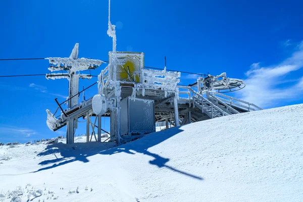 Wandelroute Naar Cherni Vrah Zwarte Top Vitosha Berg Bulgarije — Stockfoto