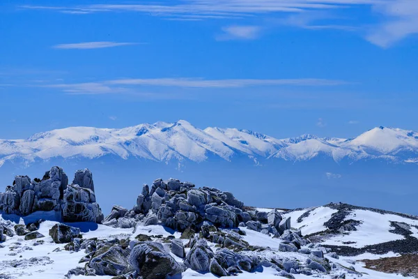 Route Zum Tscherni Vrah Schwarzer Gipfel Vitosha Gebirge Bulgarien — Stockfoto