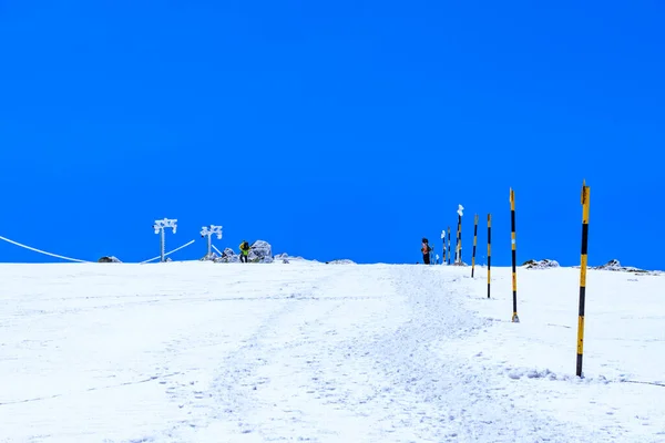 Wandelroute Naar Cherni Vrah Zwarte Top Vitosha Berg Bulgarije — Stockfoto