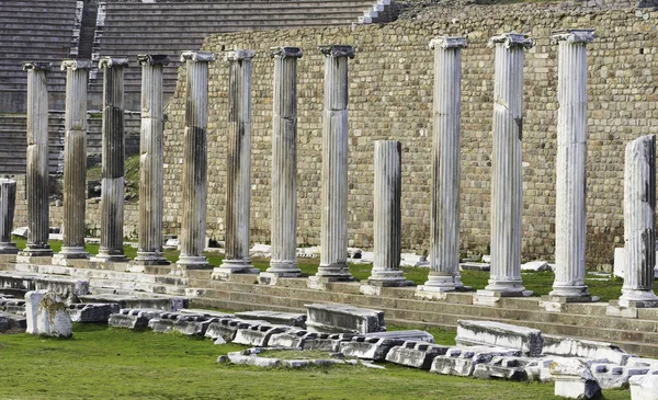 Asklepion Cidade Antiga Pérgamo Bergama Izmir — Fotografia de Stock