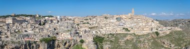 Matera (Basilicata İtalya) ekstra büyük panorama kolaj