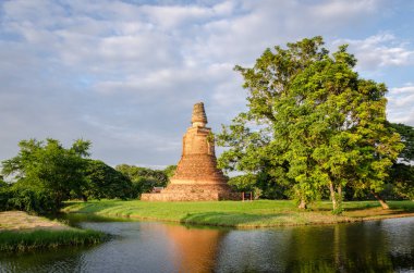 Ayutthaya Tayland tapınak kalıntıları