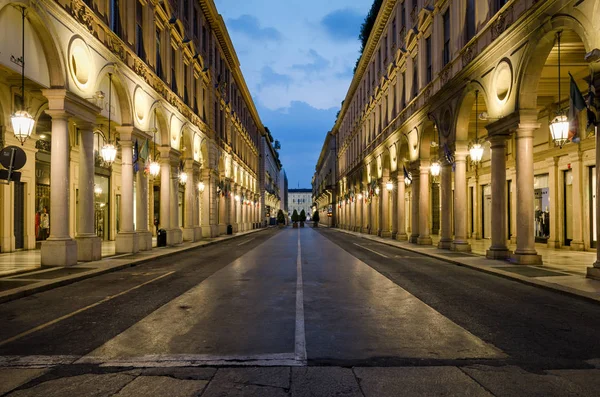 Torino Via Roma — Stockfoto