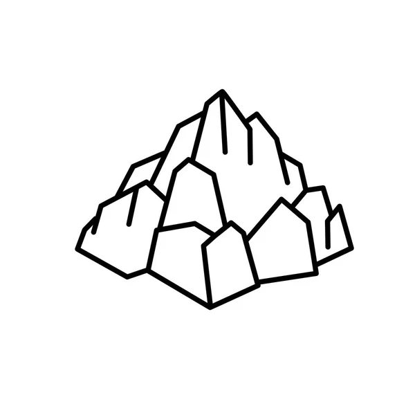 Illustration de montagne — Image vectorielle