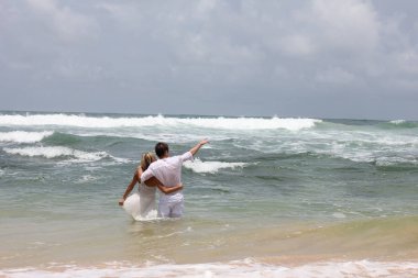 Sahilde Honeymoon.Couple. Aile tatil