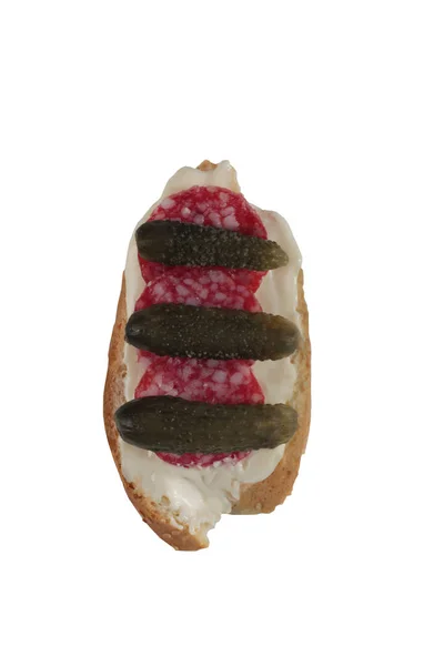 Beyaz arka plan üzerinde izole tapas