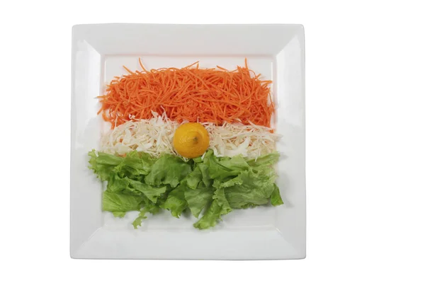 Hint yemeği. Hindistan bayrağı