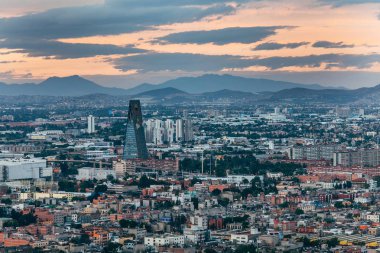 Görünümü, cadde ve mahalleler Mexico City