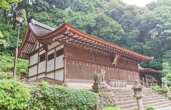 Main Hall Honden (1067) van Ujigami shintoschrijn in Uji, Japan. — Stockfoto