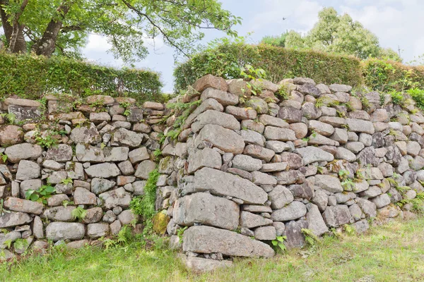 Kamienne ściany zamku Tanabe w Maizuru, Japonia — Zdjęcie stockowe