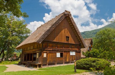 Shinsho-ji Tapınağı Ogimachi gassho stil Köyü, Japonya