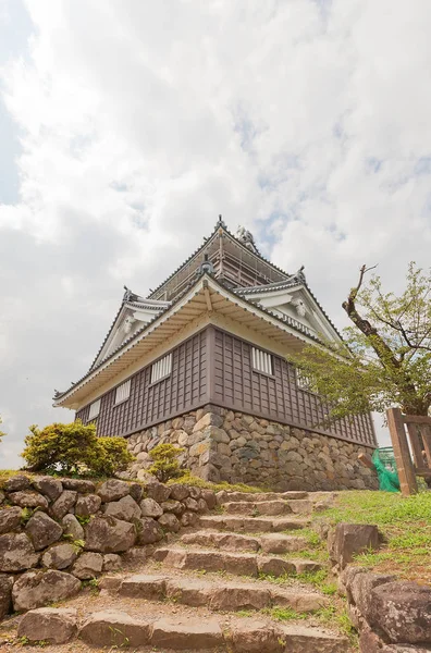 在大野耐一，日本的越前大野耐一城堡的 donjon — 图库照片