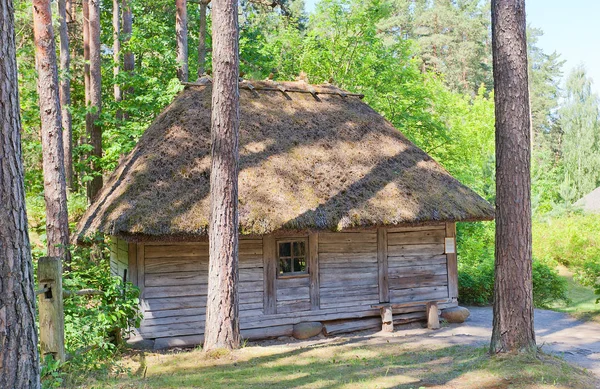 Bath house (circa 1862) in Ethnographic Open-Air Museum of Latvi — Stock Photo, Image