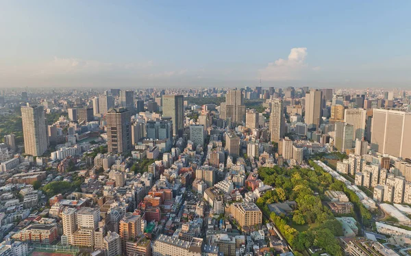 Vista de aves del distrito de Akasaka de Tokio, Japón —  Fotos de Stock