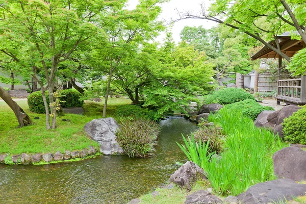 Jardín Kokoen cerca del castillo de Himeji, Japón — Foto de Stock
