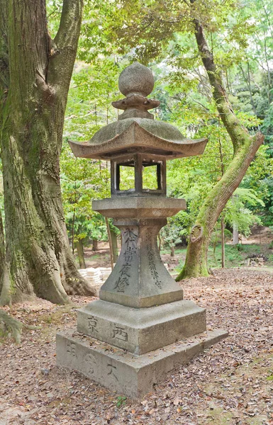 Taş fener Fushimi Inari Shinto Tapınak, Kyoto, Japonya