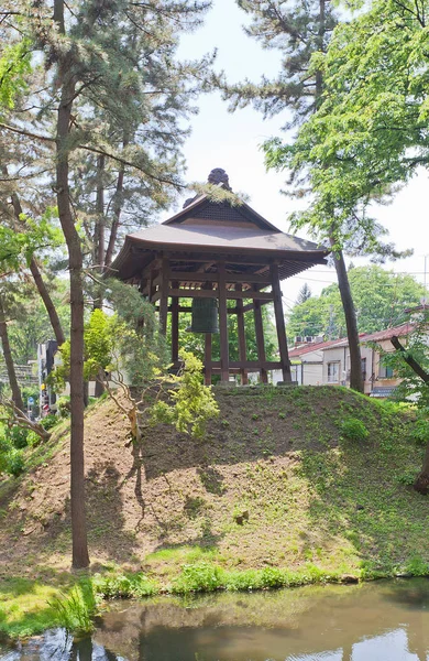 Klocktornet på Morioka Castle, Morioka City, Japan — Stockfoto