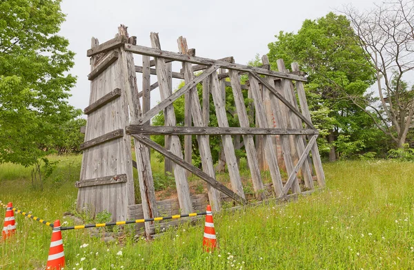 Form for reconstruction of Shiwa Castle, Morioka city, Japan — Stock Photo, Image