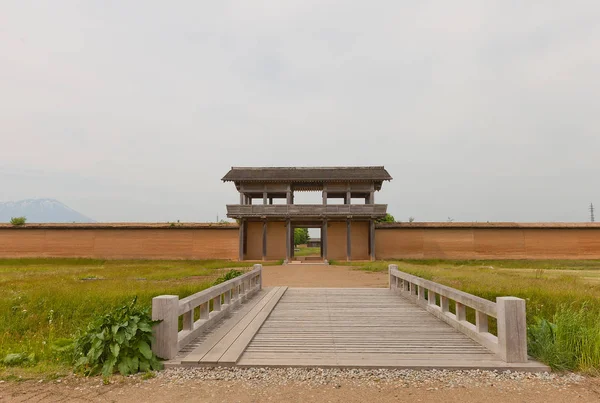 Outer South Gate of Shiwa Castle, Morioka city, Japan — Stock Photo, Image