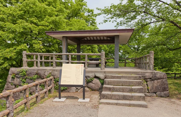 Hirosaki Kalesi, Hirosaki şehir, Japa sitedeki Honmaru Inui taret — Stok fotoğraf