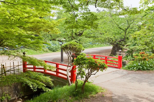 Hane-bashi Bridge of Hirosaki Castle, Hirosaki city, Japan — Stock Photo, Image