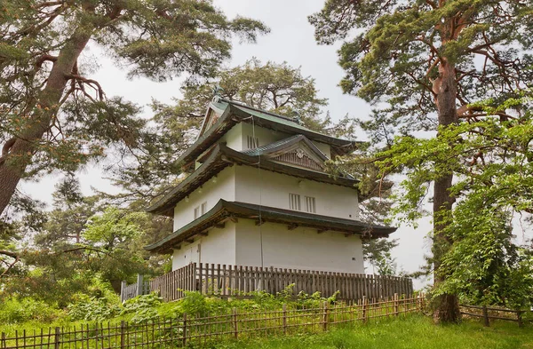 Hitsujisaru πύργο του κάστρου Χιροσάκι, Hirosaki city, Ιαπωνία — Φωτογραφία Αρχείου