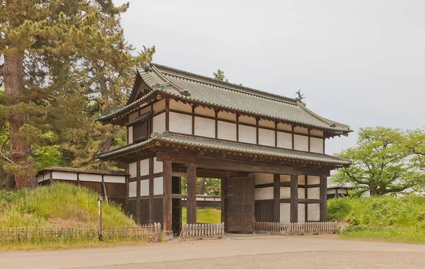 North Gate of Hirosaki Castle, Hirosaki city, Japan — Stock Photo, Image