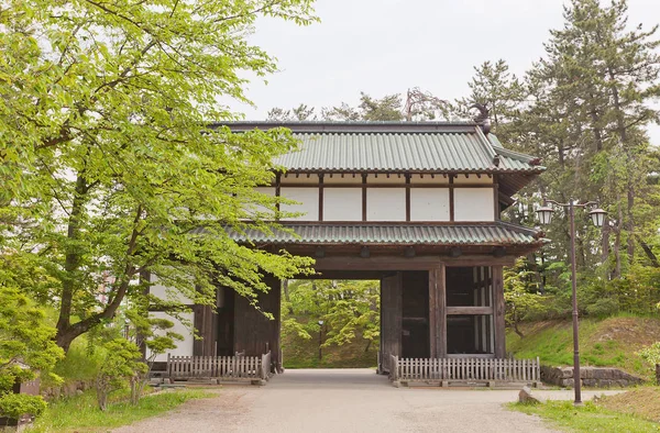 Sannomaru East Gate av Hirosaki Castle, Hirosaki city, Japan — Stockfoto