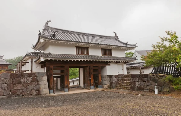 Főkapu a vár Shiroishi, Japán — Stock Fotó