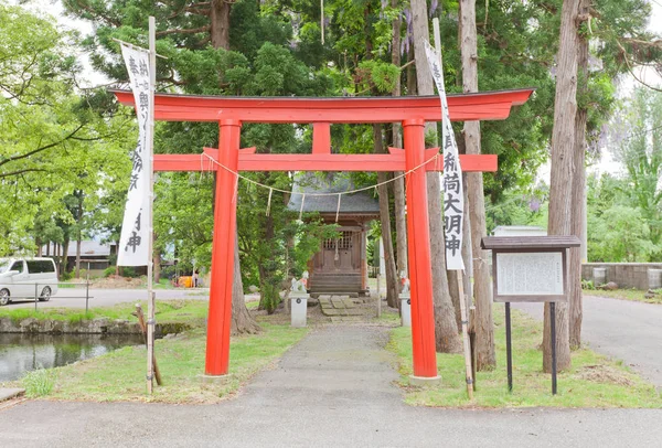 稲荷神社、大山、日本の鳥居 — ストック写真