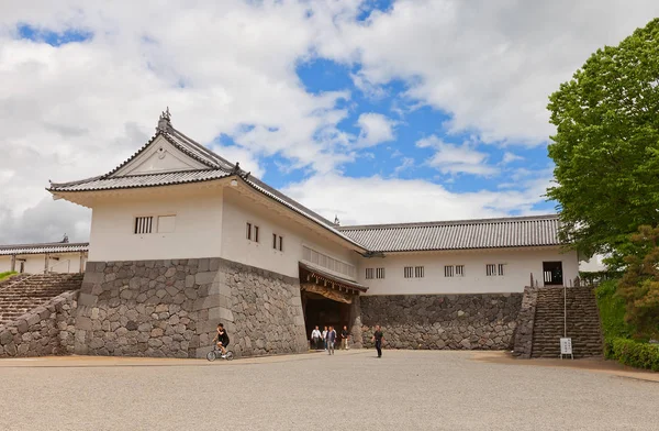 Östliches Haupttor des zweiten Hofes der Yamagata-Burg, Japan — Stockfoto