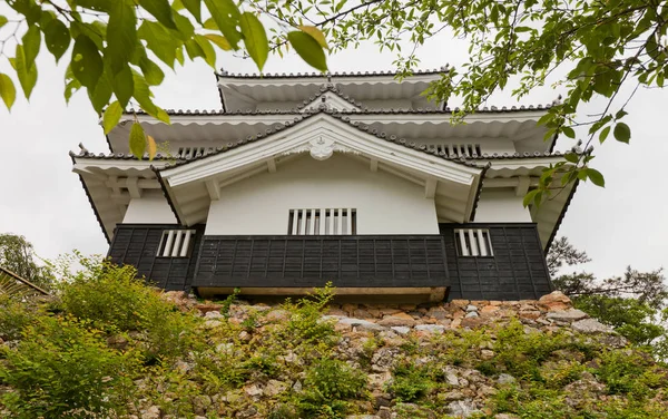 Donjon van kasteel Yoshida, Aichi Prefecture, Japan — Stockfoto