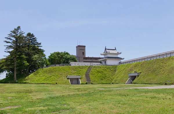 Fujimi věž hradu Utsunomiya, Prefektura Tochigi, Japonsko — Stock fotografie