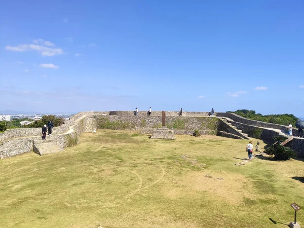 Kitanakagusuku Okinawa Japon Novembre 2019 Deuxième Enceinte Des Ruines Château — Photo