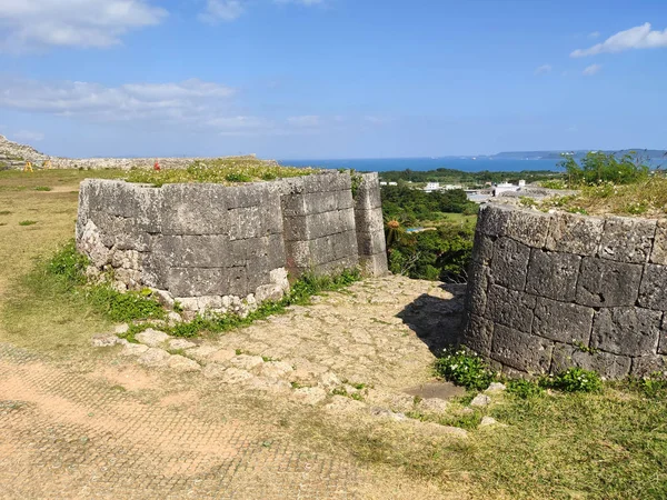 Uruma Okinawa Japan November 2019 Remains Gates Katsuren Castle Unesco — Stock Photo, Image