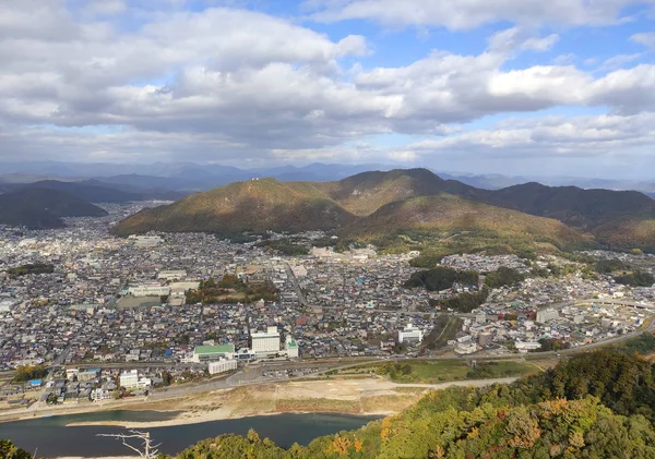 Gifu Giappone Novembre 2019 Veduta Del Fiume Nagara Della Città — Foto Stock