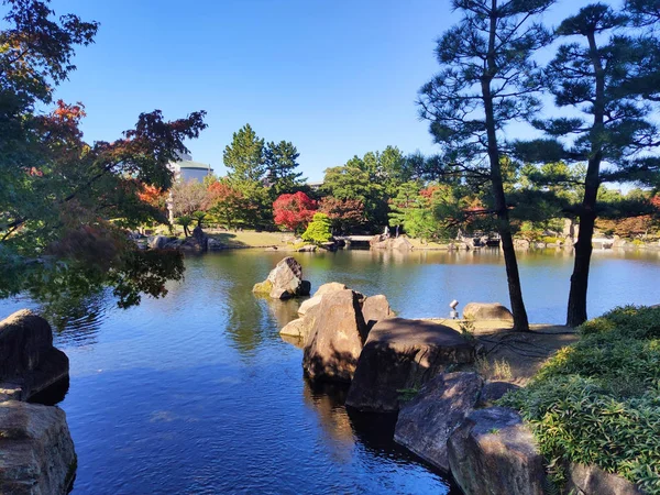 Nagoja Japonsko Listopadu 2019 Ryusenko Lake Tokugawaen Garden Tokugawa Art — Stock fotografie