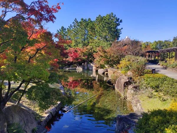 Nagoya Ιαπωνία Νοεμβρίου 2019 Κήπος Tokugawaen Κοντά Στο Μουσείο Τέχνης — Φωτογραφία Αρχείου