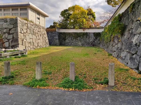 Fukuoka Japon Novembre 2019 Site Ancien Kaminohashi Gomon Gates Château — Photo