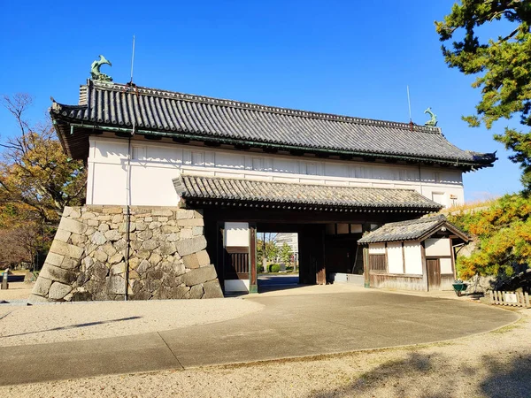 Saga Japonsko Listopadu 2019 Šachimonská Brána Hradu Saga Přežil Výstavby — Stock fotografie