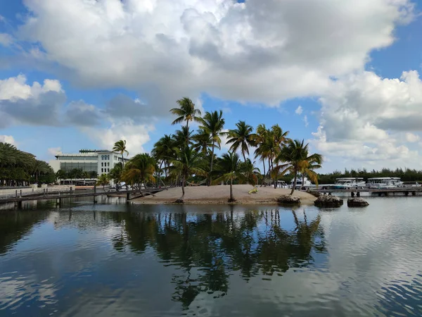 Georgetown Cayman Islands Februar 2020 Relax Sandinsel Der Camana Bucht — Stockfoto