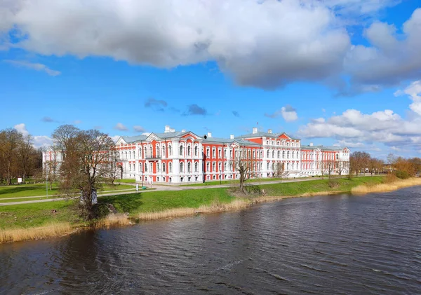 Jelgava Lettland April 2020 Jelgava Slott Även Kallat Mitau Palace — Stockfoto